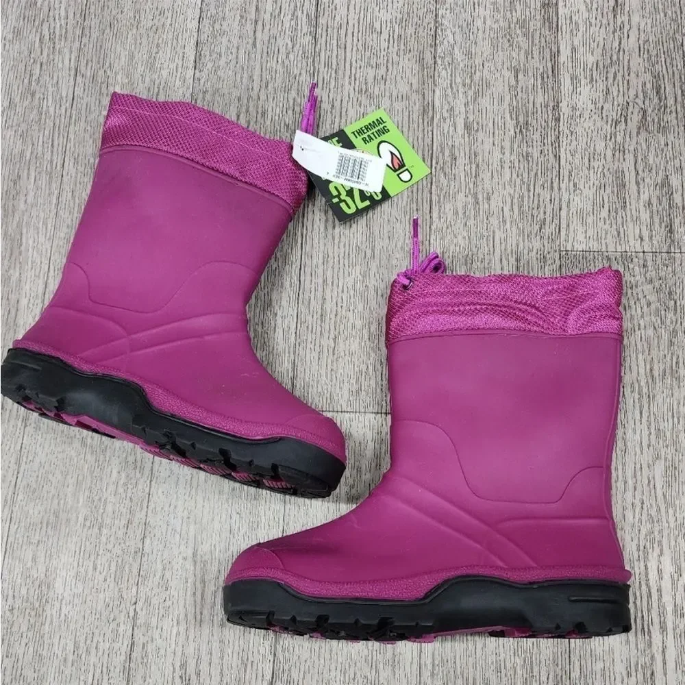 WINTER Rain Boots In Purple